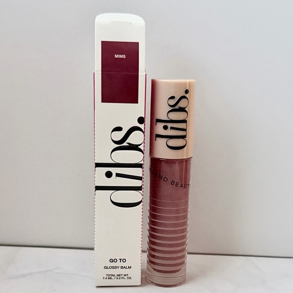 Dibs Other - DIBS Beauty Go To Glossy Balm MIMS Warm Mauve Shimmer Lip Balm NIB